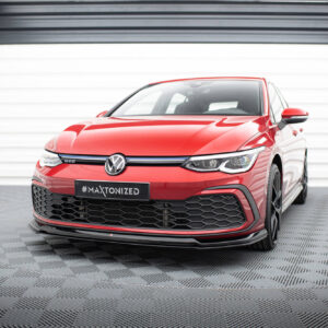 Maxton Design Передний сплиттер V.6 для Volkswagen Golf GTI / GTE / GTD / R-Line Mk8