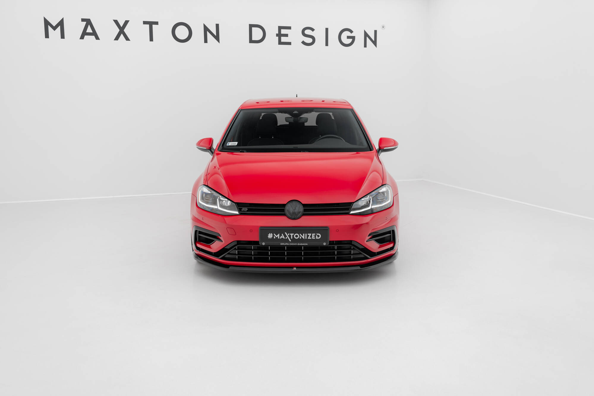 Maxton Design Передний сплиттер V.6 Volkswagen Golf R / R-Line Mk7 Facelift — изображение 2