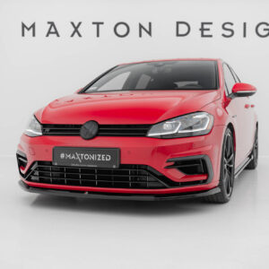 Maxton Design Передний сплиттер V.6 Volkswagen Golf R / R-Line Mk7 Facelift