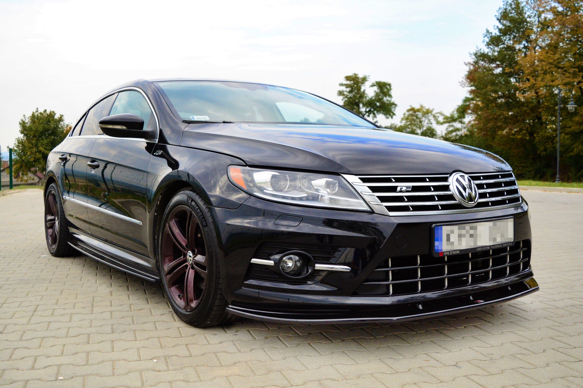 Maxton Design Передний сплиттер Volkswagen CC R-Line — изображение 3