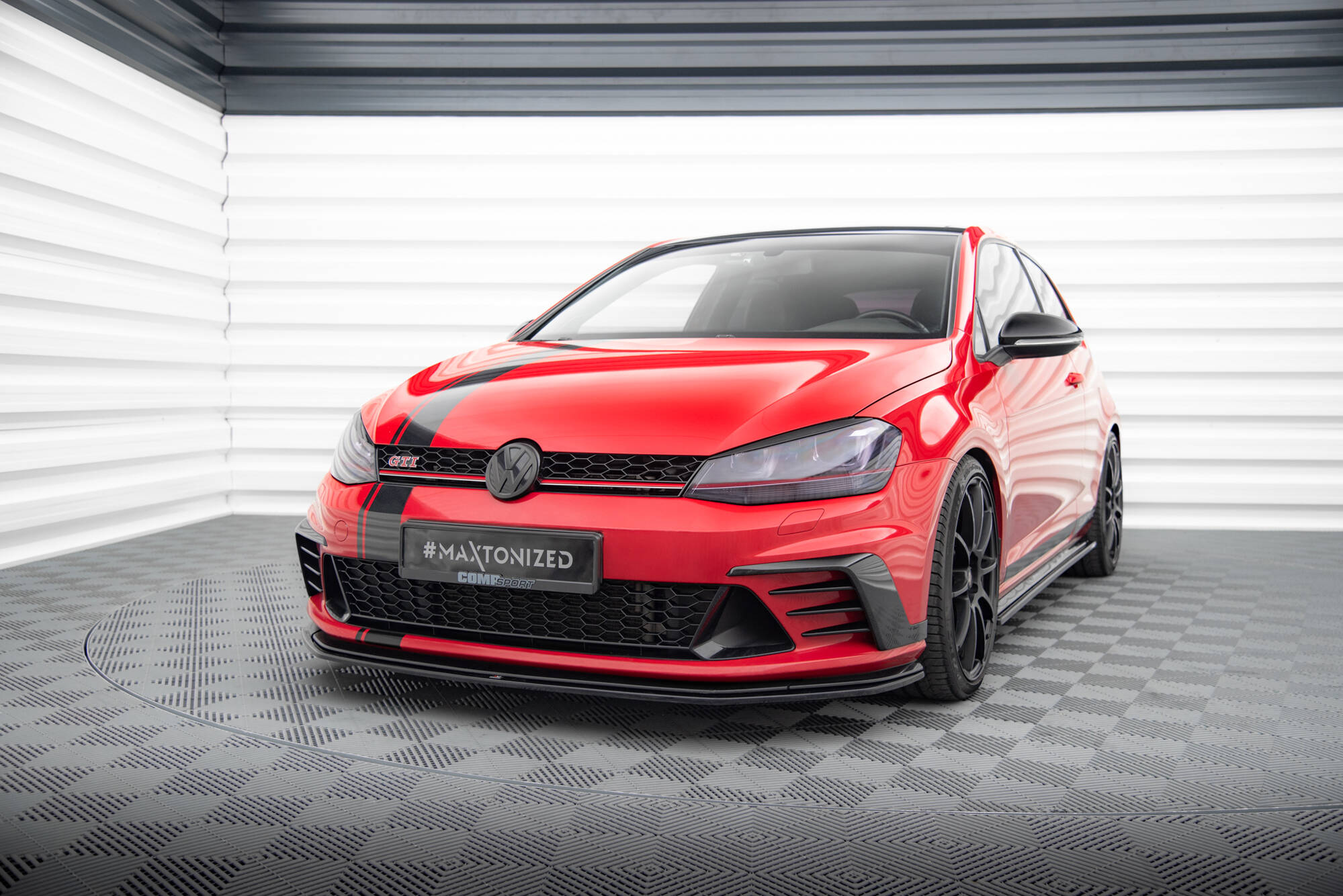 Maxton Design Передний сплиттер Volkswagen Golf GTI Clubsport Mk7