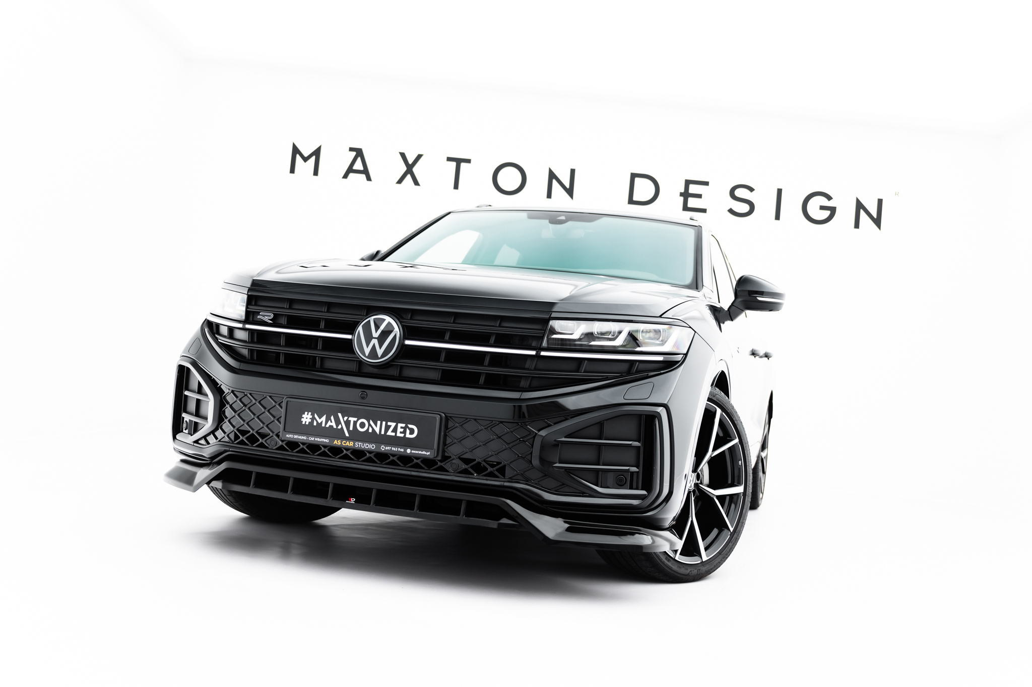 Maxton Design Передний сплиттер Volkswagen Touareg R-Line Mk3 рестайлинг — изображение 4