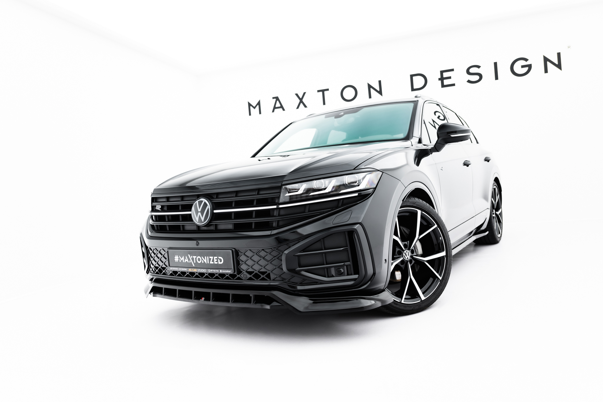 Maxton Design Передний сплиттер Volkswagen Touareg R-Line Mk3 рестайлинг — изображение 6