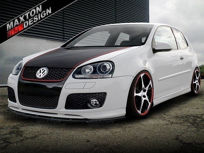 Maxton Design Передний сплиттер VW Golf V GTI Votex
