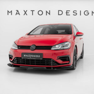 Maxton Design Передний гоночный сплиттер Hybrid для VW Golf 7 R / R-Line Facelift