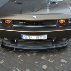 Maxton Design Гибридный передний сплиттер V.1 для Dodge Challenger MK3. Phase-I SRT8 Coupe