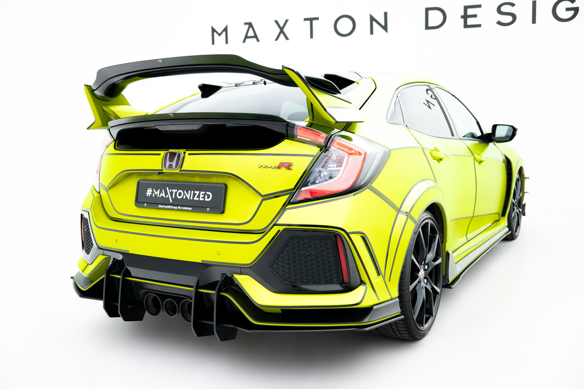 Maxton Design Нижний спойлер для Honda Civic Type-R Mk10 / Mk10 Facelift — изображение 3