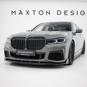 Maxton Design Передний сплиттер из препрег-карбона + сплиттер из ABS-пластика для BMW 7 M-Pack G11 Facelift