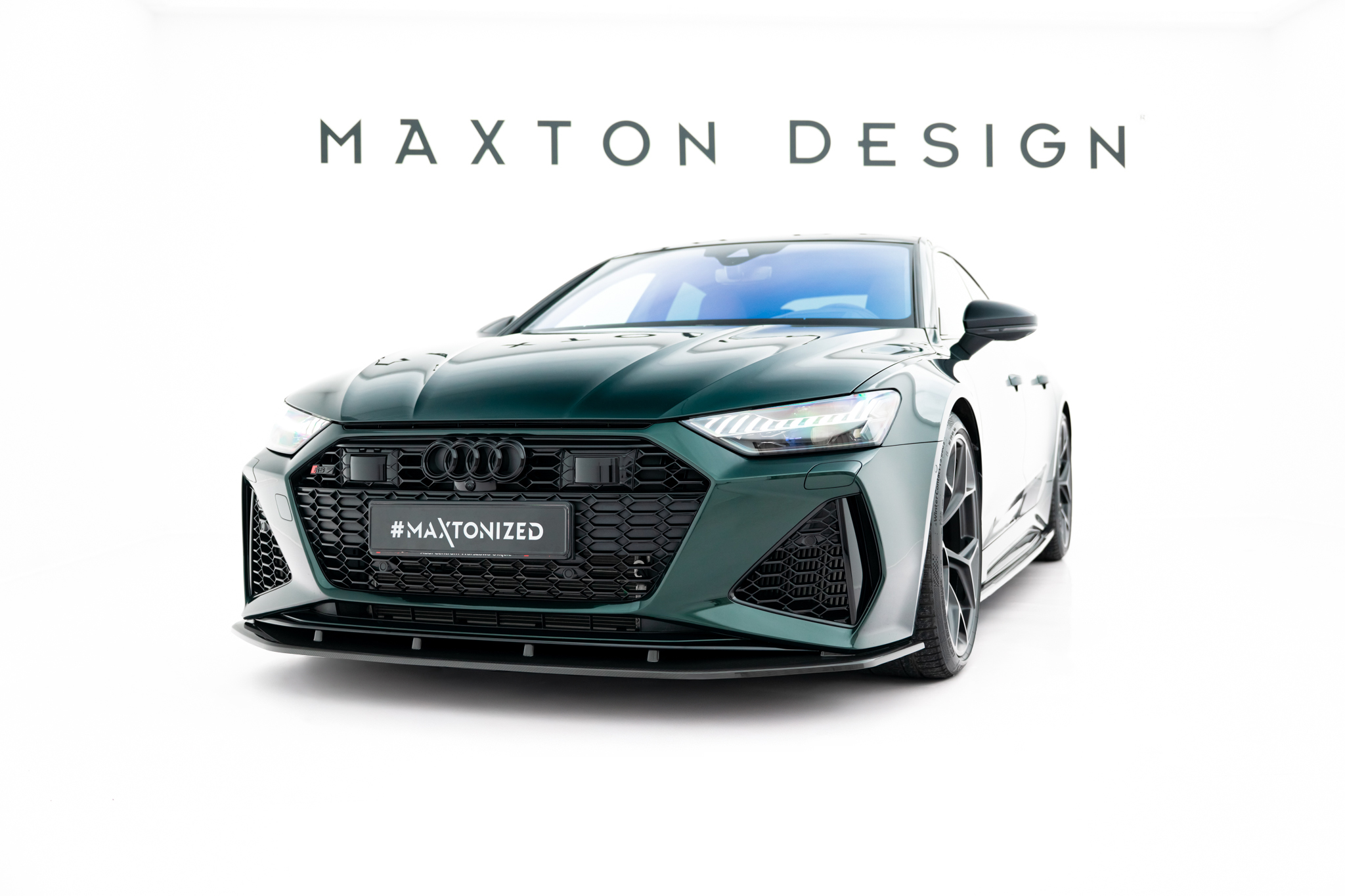 Maxton Design Передний сплиттер из препрег-углеродного волокна для Audi RS7 C8