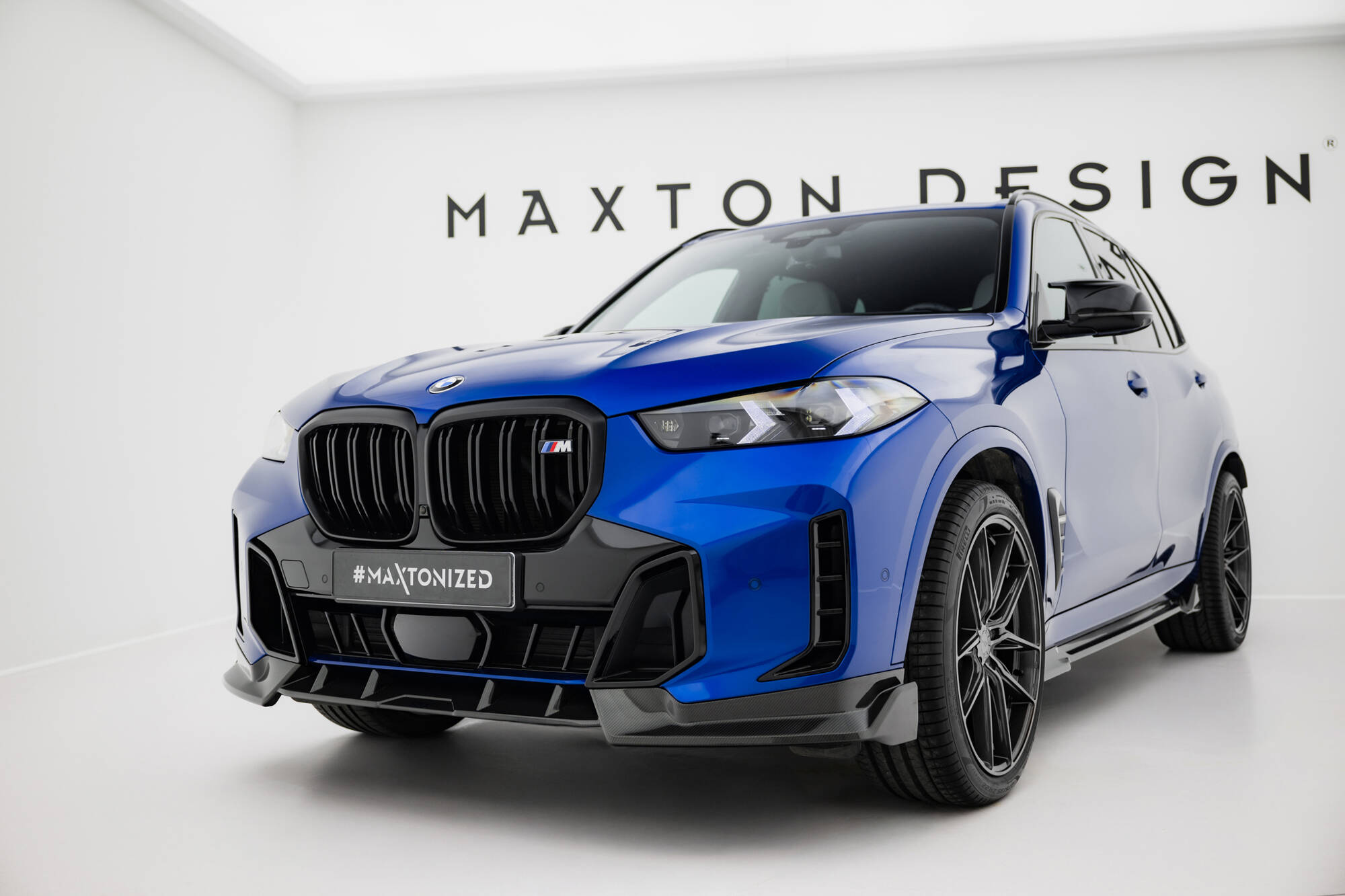 Maxton Design Передний сплиттер из препрег-карбона для BMW X5 M-Pack G05 (рестайлинг). — изображение 2