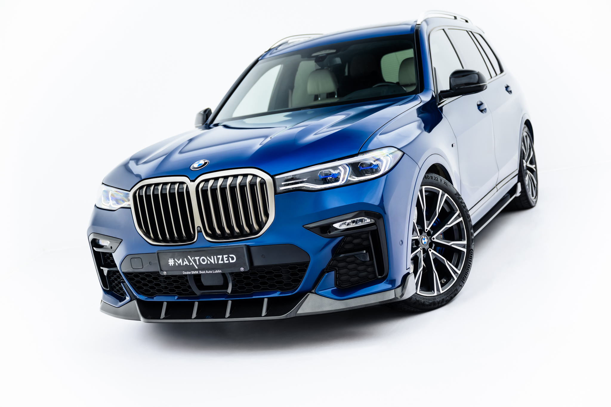 Maxton Design Передний сплиттер из препрег-карбона для BMW X7 M-Pack G07 — изображение 4