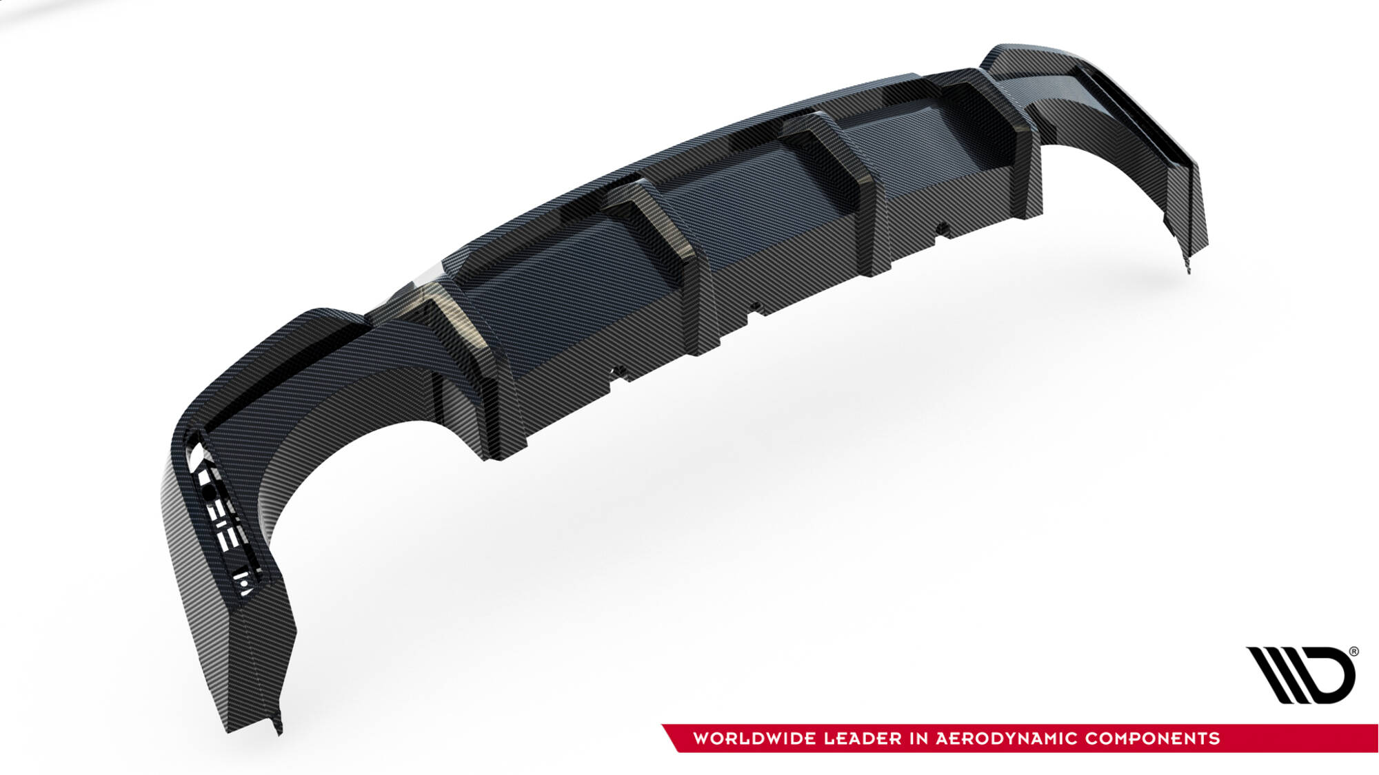 Maxton Design Задний диффузор из препрег-углеродного волокна для Audi RS7 C8 C8 (версия без фаркопа) — изображение 4