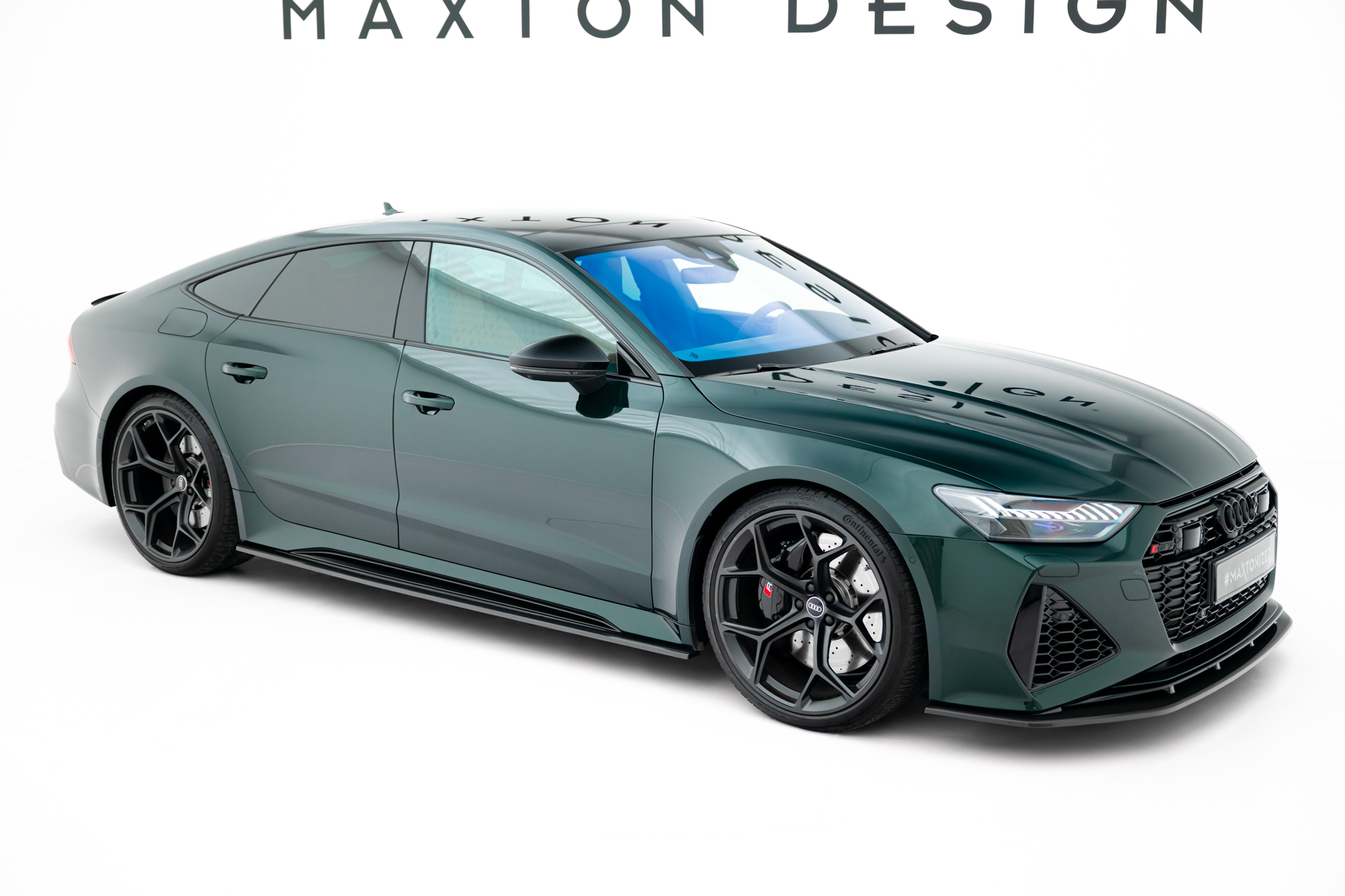 Maxton Design Боковые пороги из препрег-карбона для Audi RS7 C8