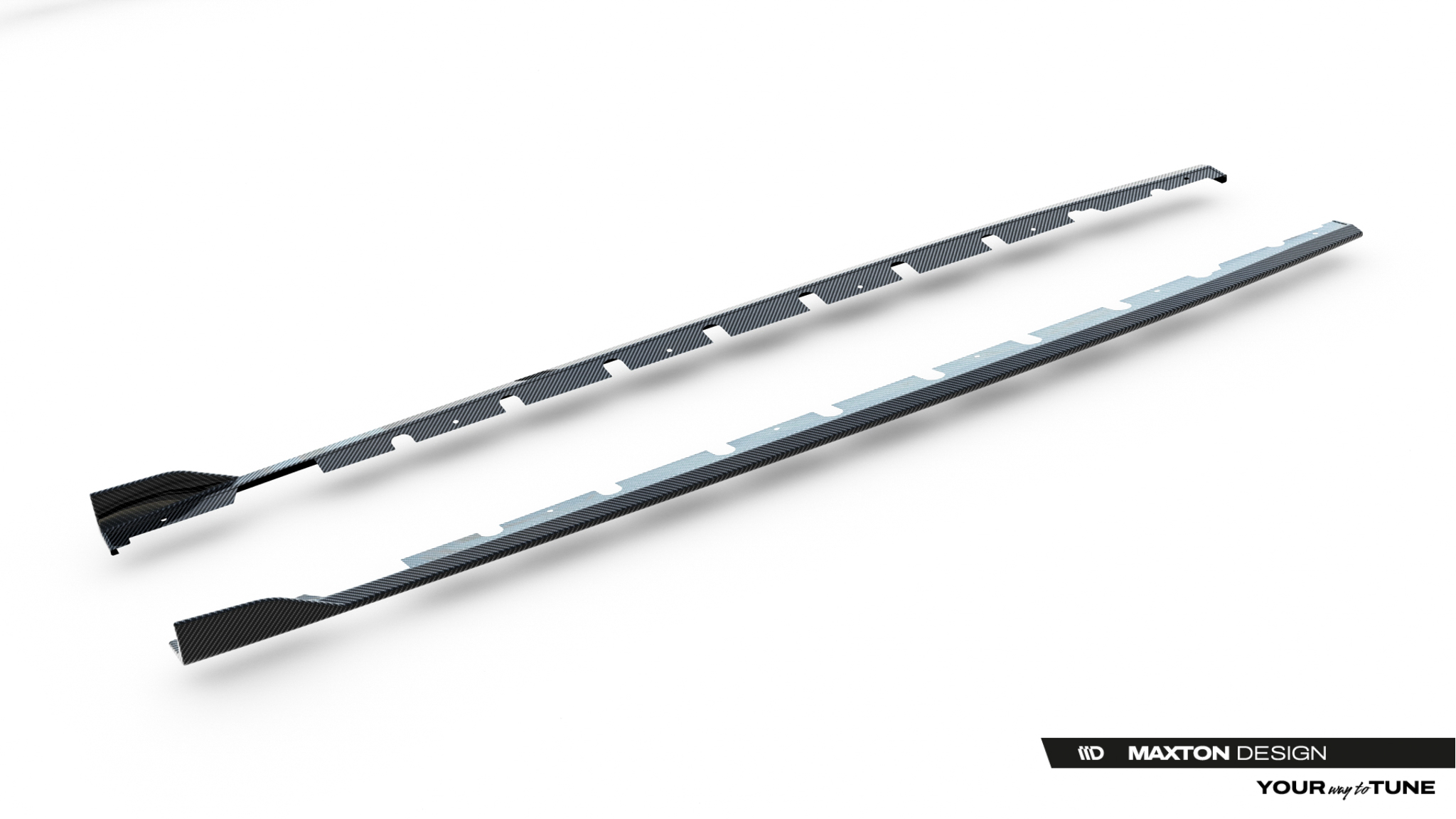 Maxton Design Боковые пороги из препрег-карбона, версия 1, для Audi RS3 Sedan / Sportback 8Y / 8Y Facelift — изображение 14