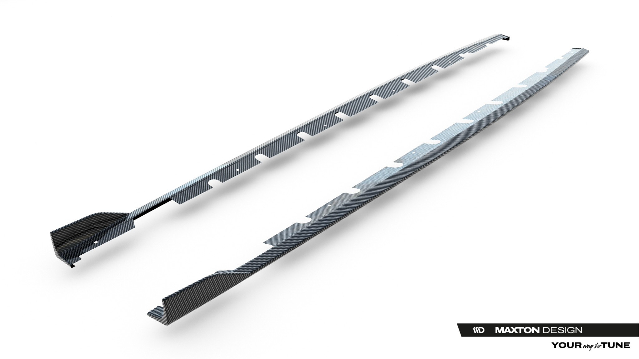 Maxton Design Боковые пороги из препрег-карбона, версия 1, для Audi RS3 Sedan / Sportback 8Y / 8Y Facelift — изображение 15