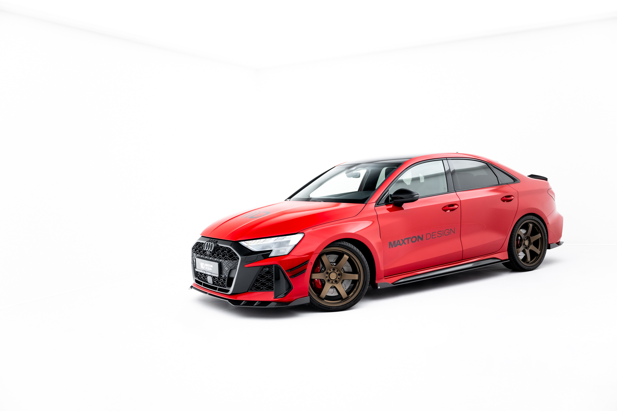Maxton Design Боковые пороги из препрег-карбона, версия 1, для Audi RS3 Sedan / Sportback 8Y / 8Y Facelift — изображение 3