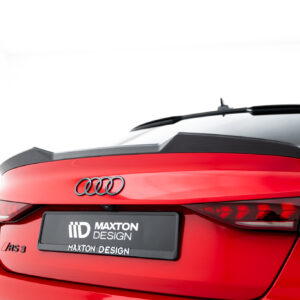 Maxton Design Спойлер на заднюю дверь из препрег-карбона, версия 1, для Audi RS3 / S3 / A3 S-Line / A3 Sedan 8Y Facelift