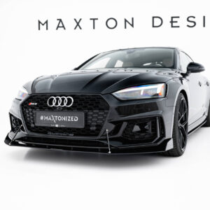 Maxton Design Передний сплиттер Racing Front Splitter V.2 для Audi RS5 Coupe / Sportback F5
