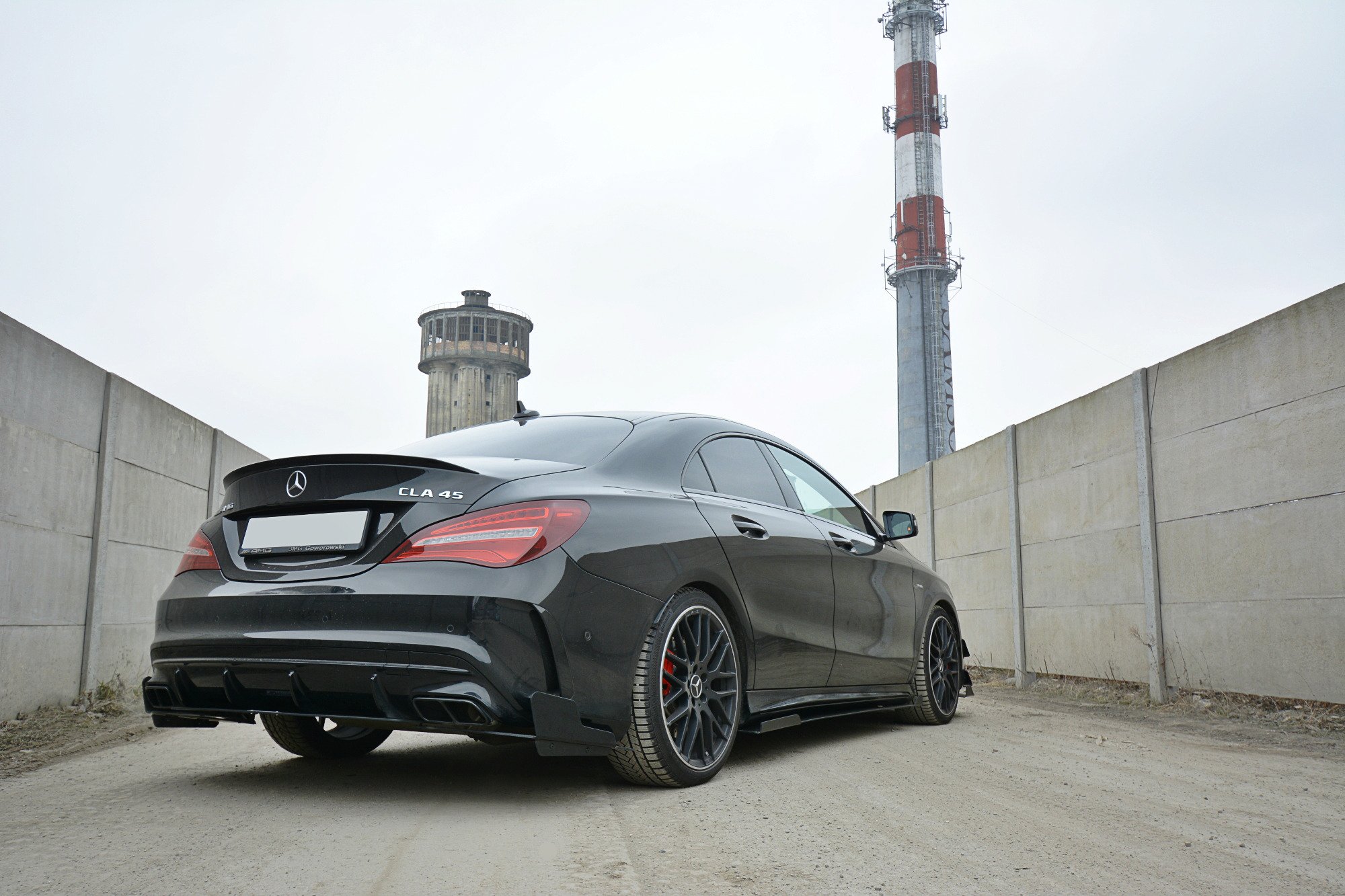 Maxton Design Гоночные задние боковые сплиттеры для Mercedes CLA A45 AMG C117 (рестайлинг) — изображение 3