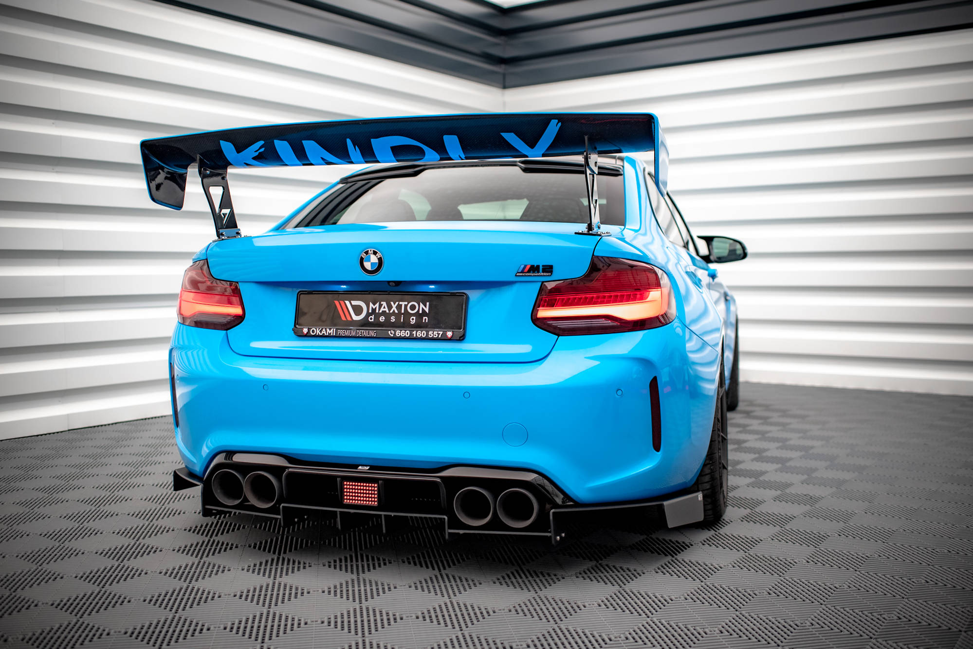 Maxton Design Гоночный задний диффузор для BMW M2 F87 — изображение 4