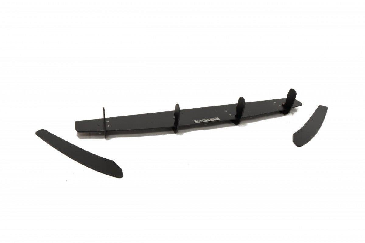 Maxton Design Задний диффузор и задние боковые сплиттеры для Audi A6 S-Line Sedan / Avant C7 (выхлопная система 2x1)