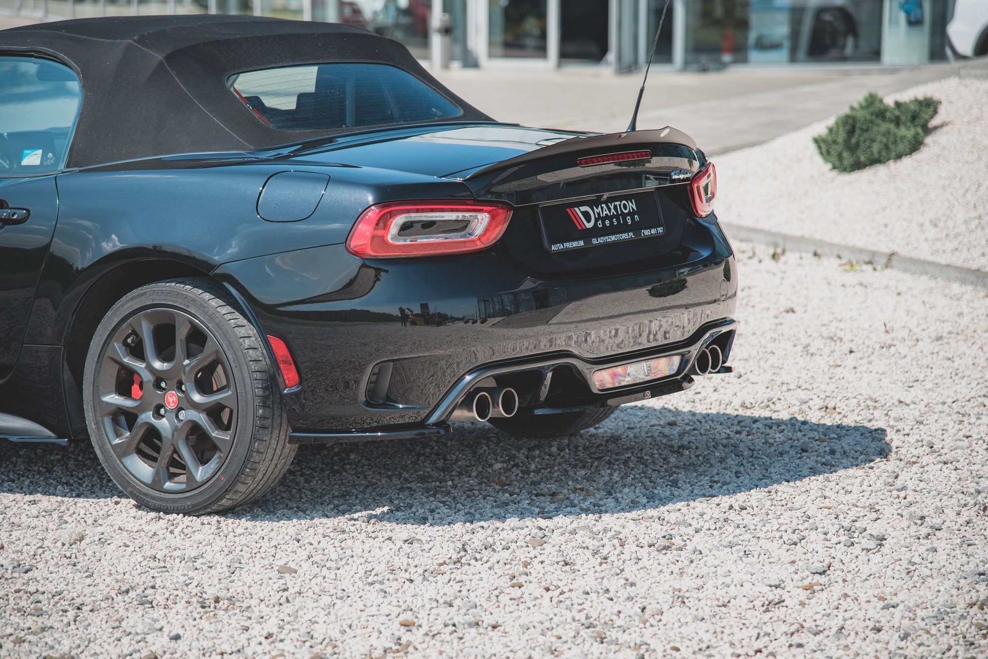 Maxton Design Задние боковые спойлеры Abarth 124 Spider