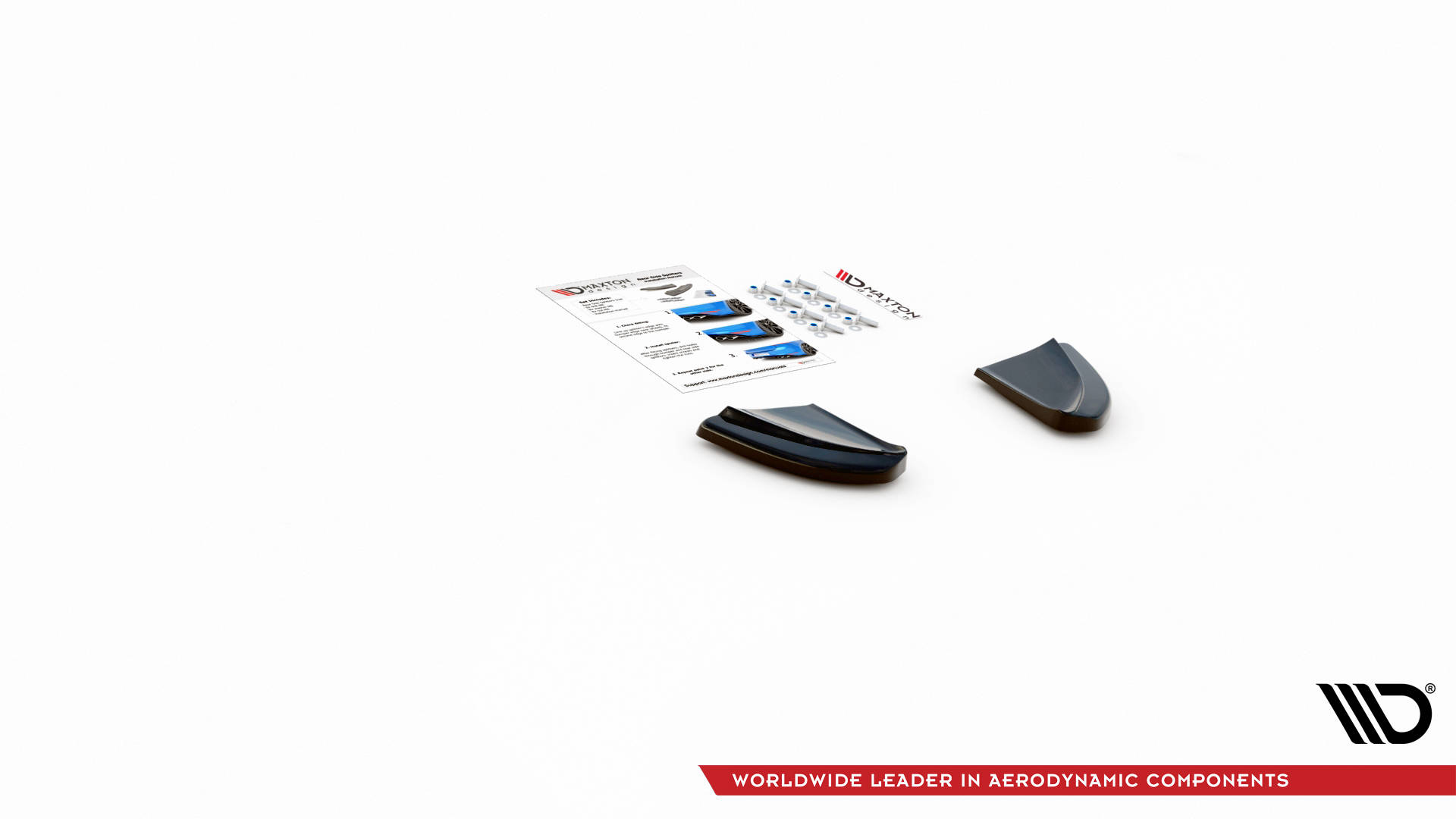 Maxton Design Задние боковые спойлеры для Abarth 595 Mk1 после рестайлинга — изображение 3