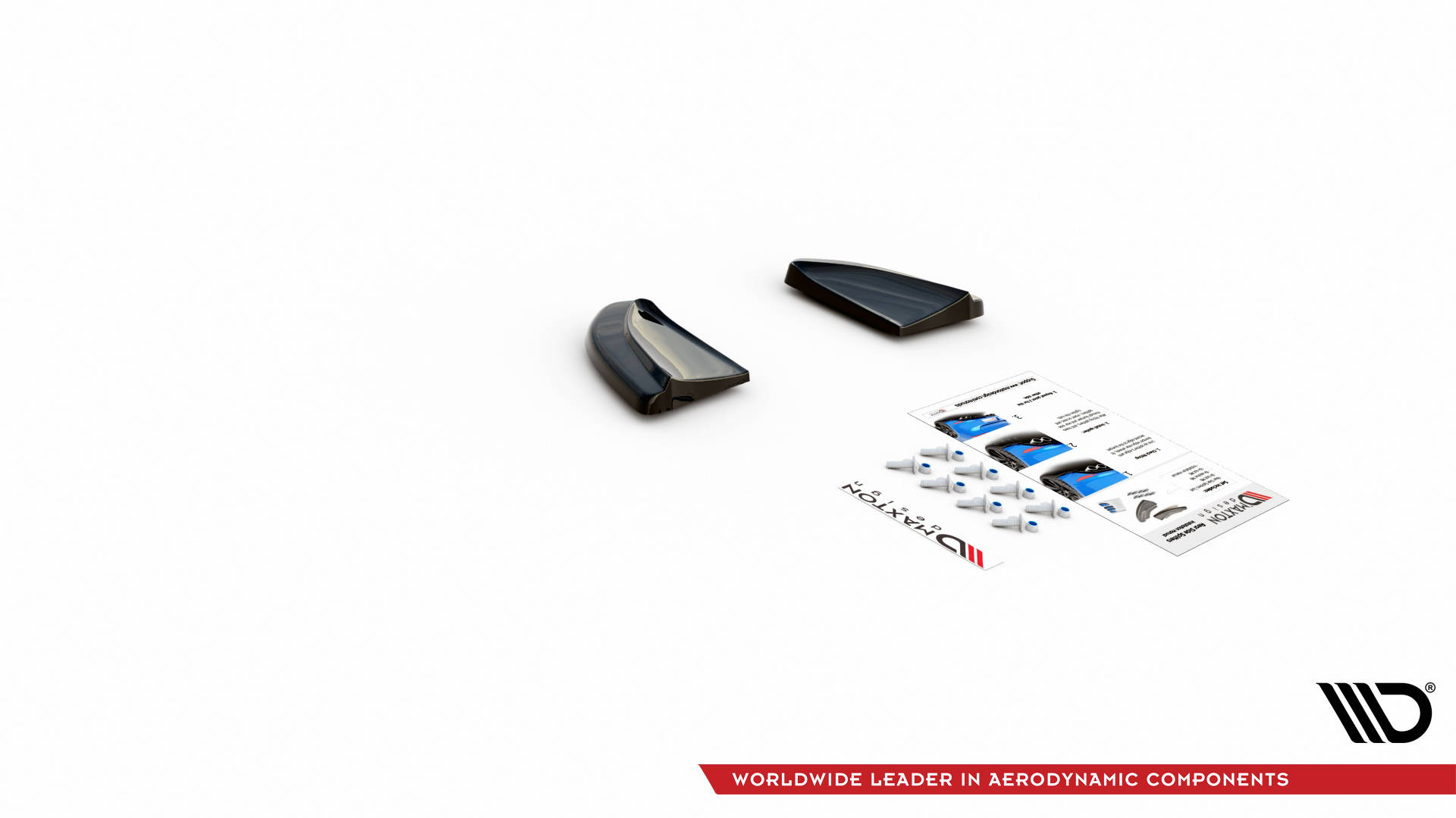 Maxton Design Задние боковые спойлеры для Abarth 595 Mk1 после рестайлинга — изображение 4