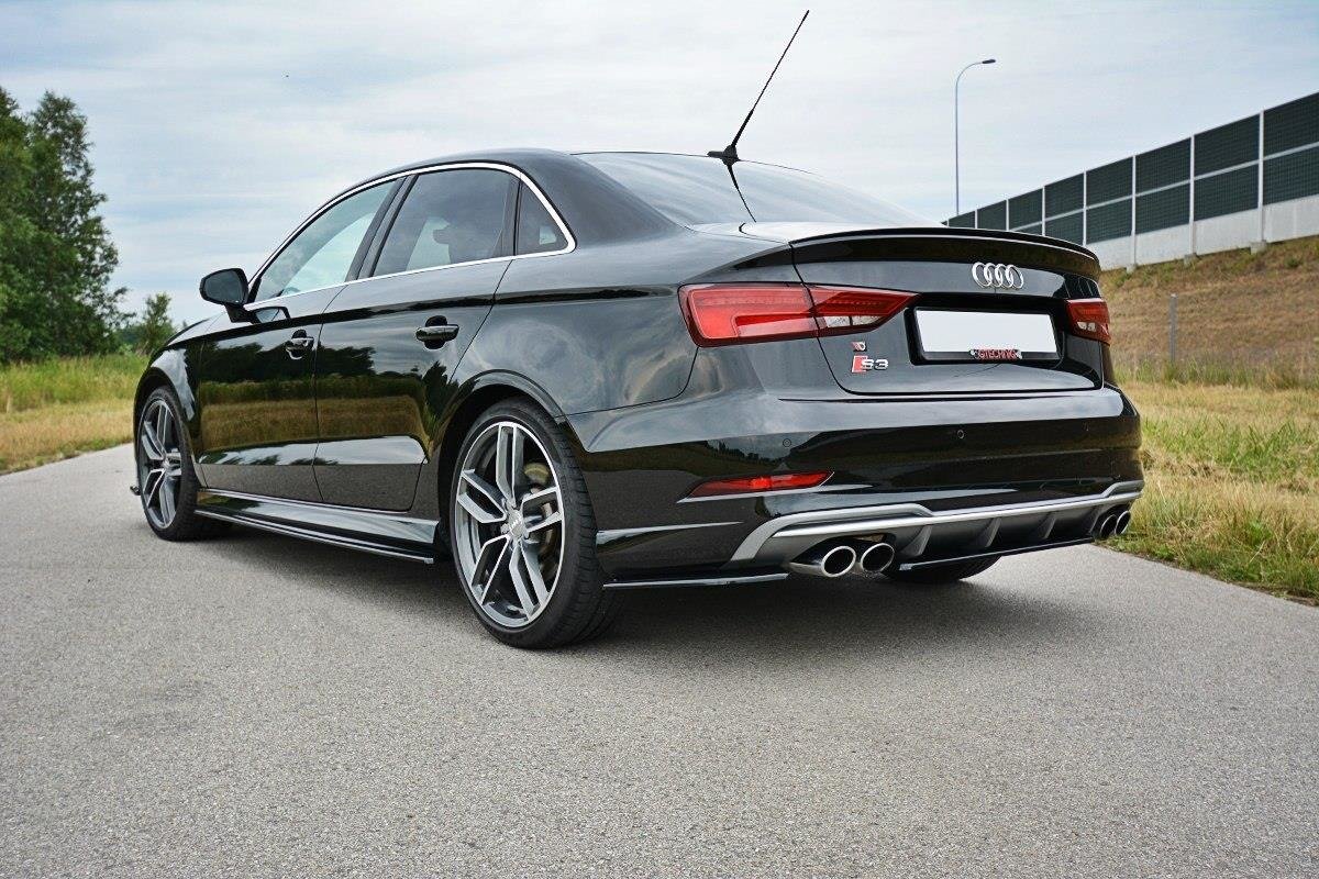 Maxton Design Задние боковые сплиттеры для Audi S3 / A3 S-Line 8V FL Sedan — изображение 2