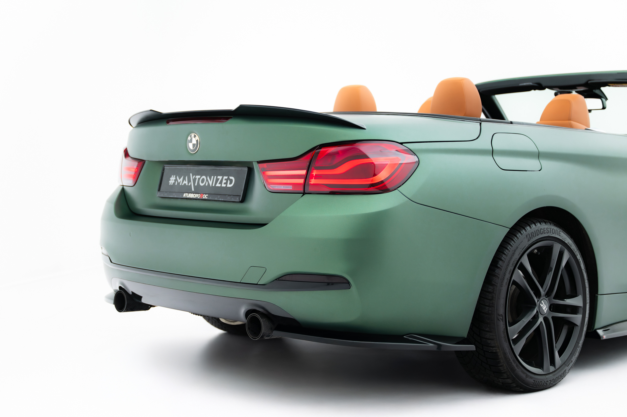 Maxton Design Задние боковые сплиттеры для BMW 4 Cabrio / Coupe F33 / F32