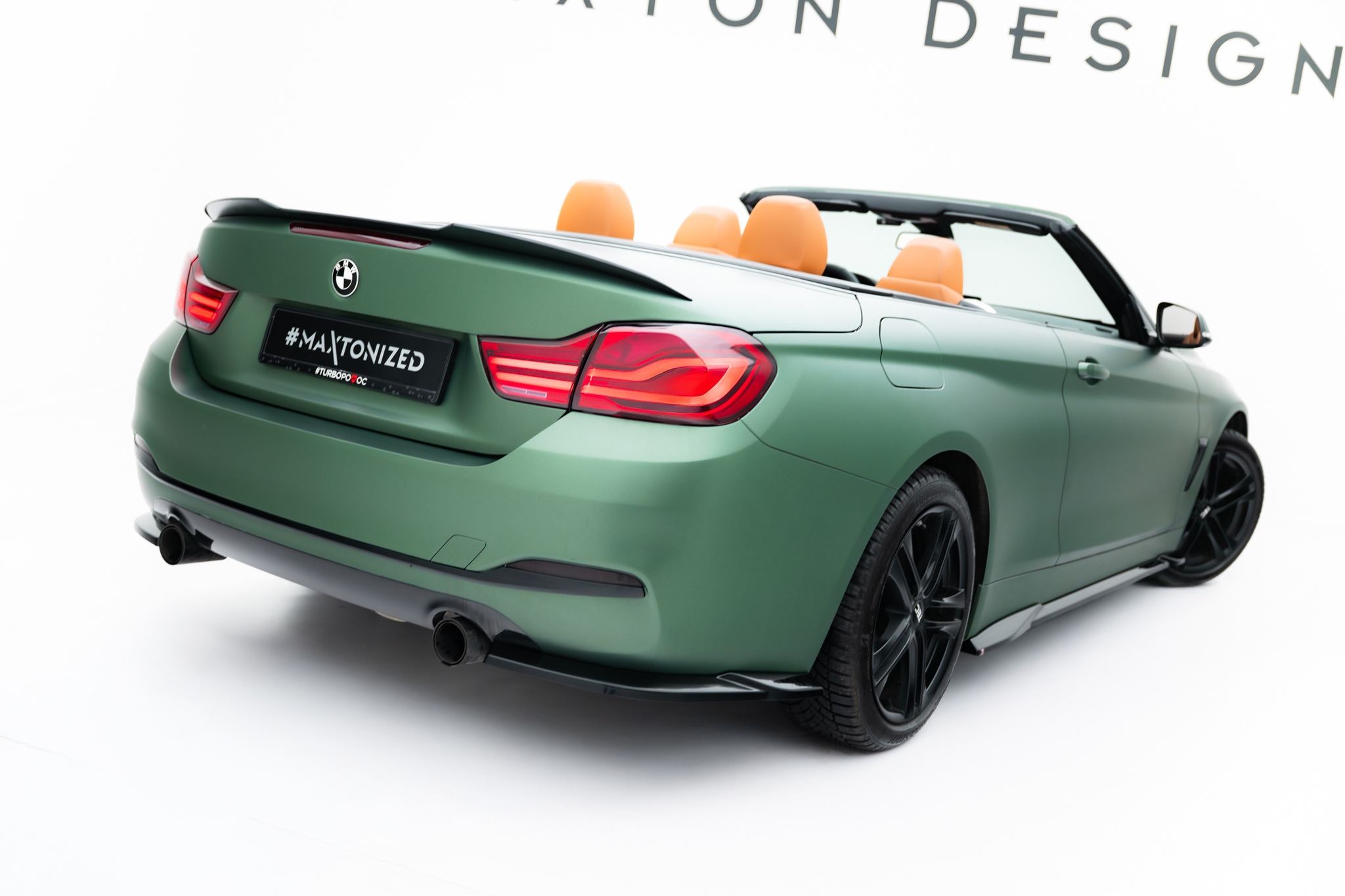 Maxton Design Задние боковые сплиттеры для BMW 4 Cabrio / Coupe F33 / F32 — изображение 4