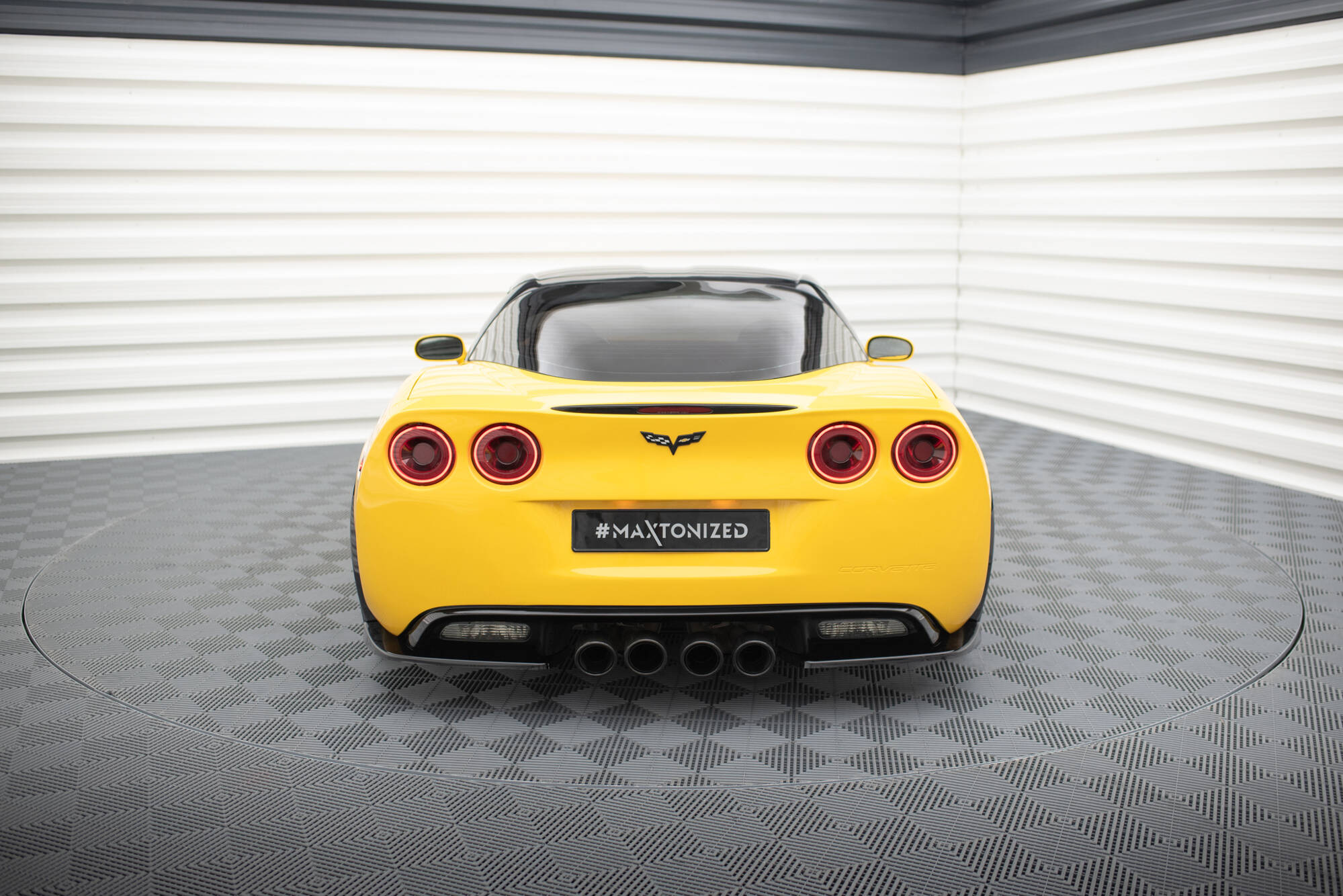 Maxton Design Задние боковые спойлеры Chevrolet Corvette Widebody C6