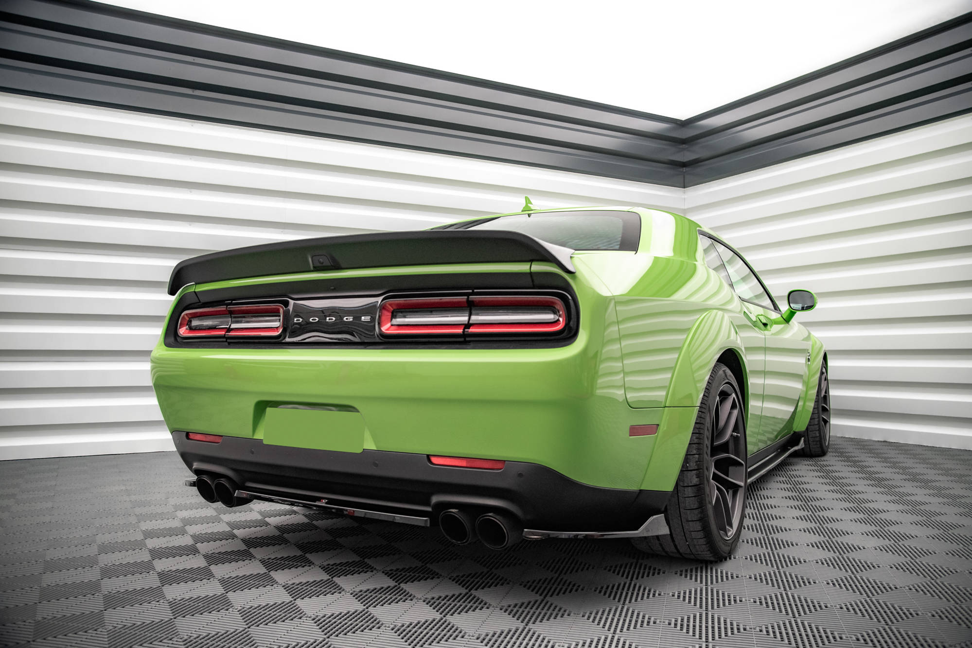Maxton Design Задние боковые сплиттеры Dodge Challenger SRT Hellcat Widebody Mk3