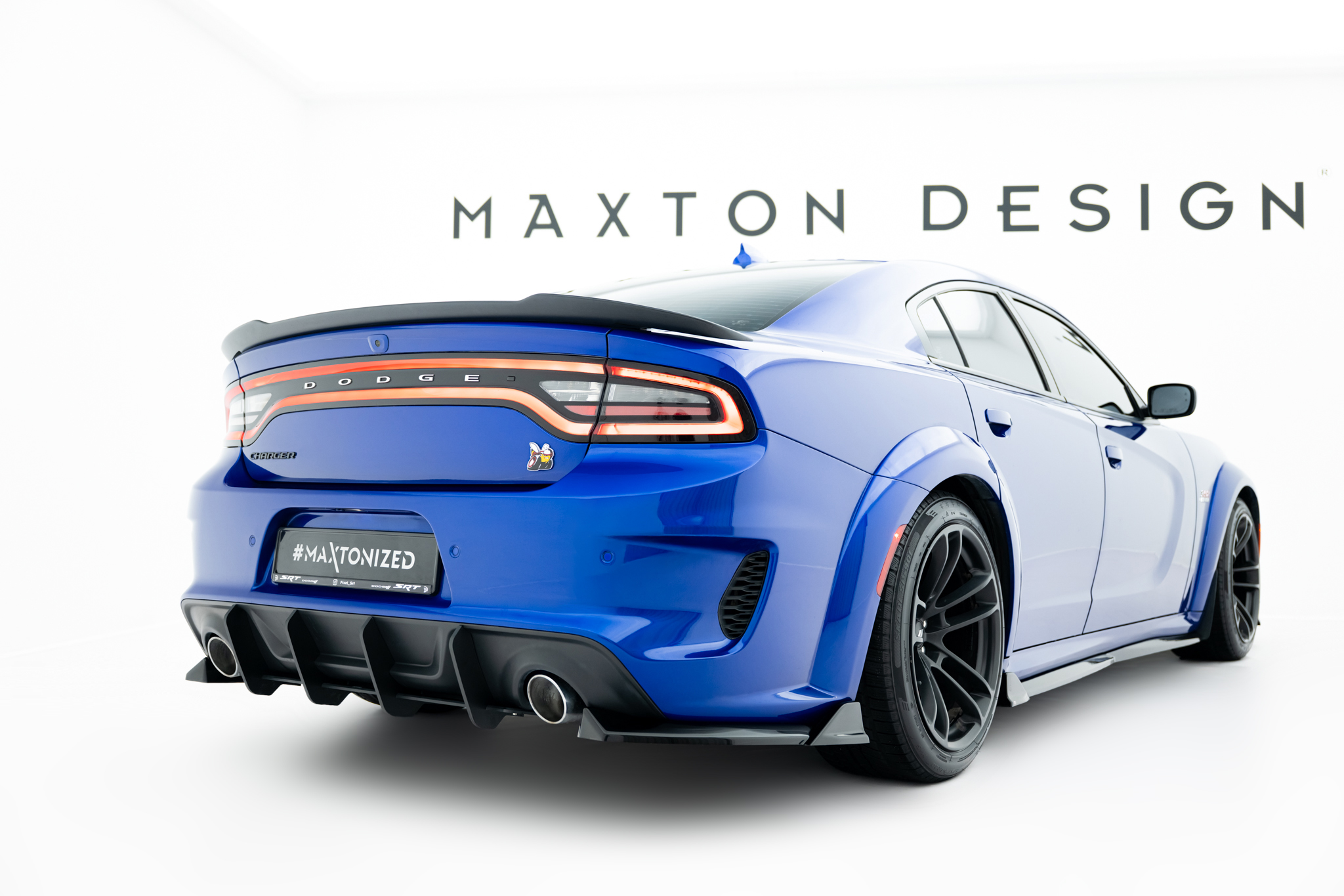 Maxton Design Задние боковые сплиттеры Dodge Charger RT Scat Pack Widebody Mk3 Facelift — изображение 2