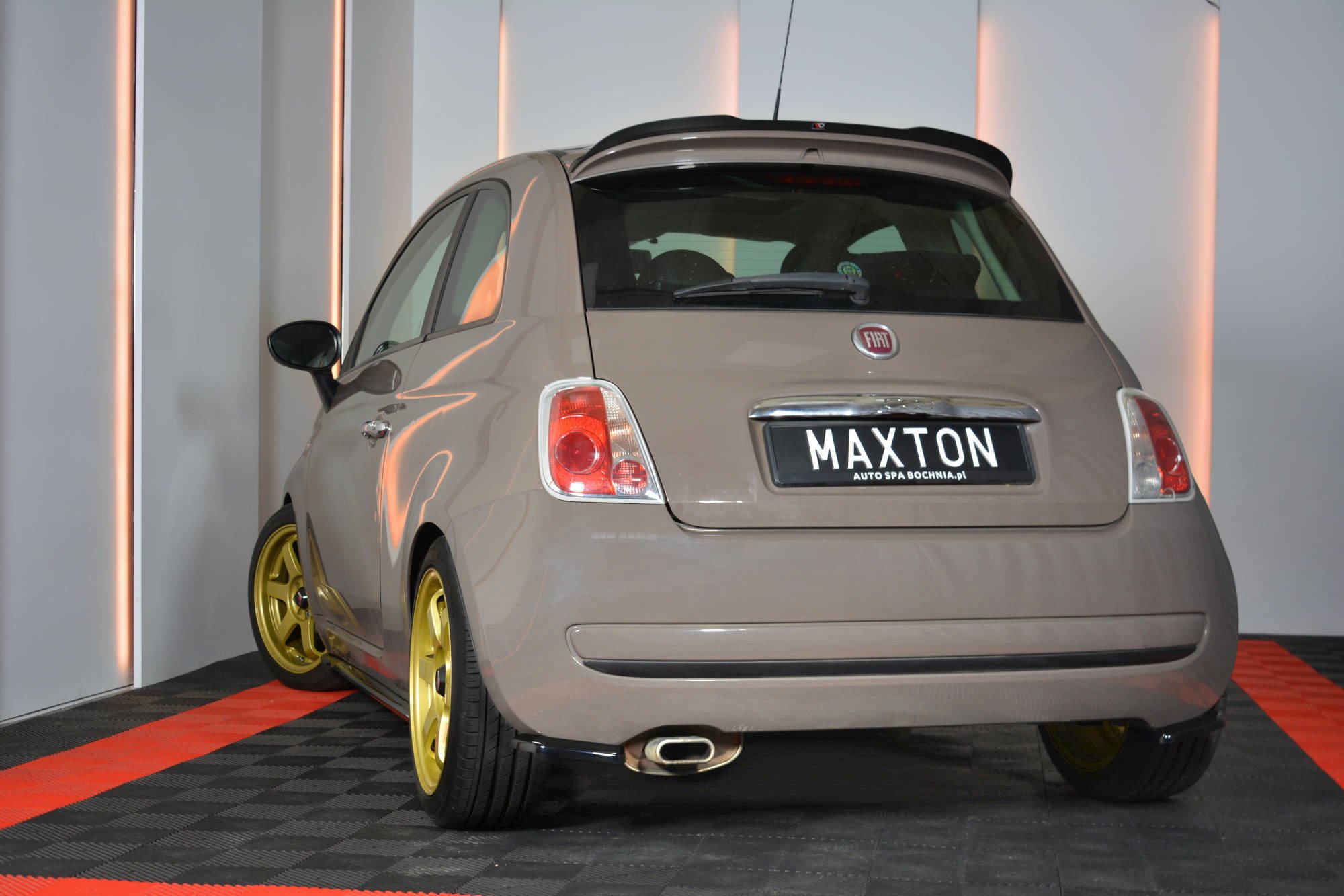 Maxton Design Задние боковые спойлеры для Fiat 500 — изображение 3