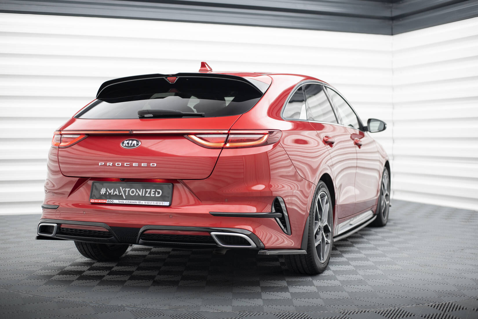 Maxton Design Задние боковые спойлеры Kia ProCeed GT / GT-Line Mk1 — изображение 2