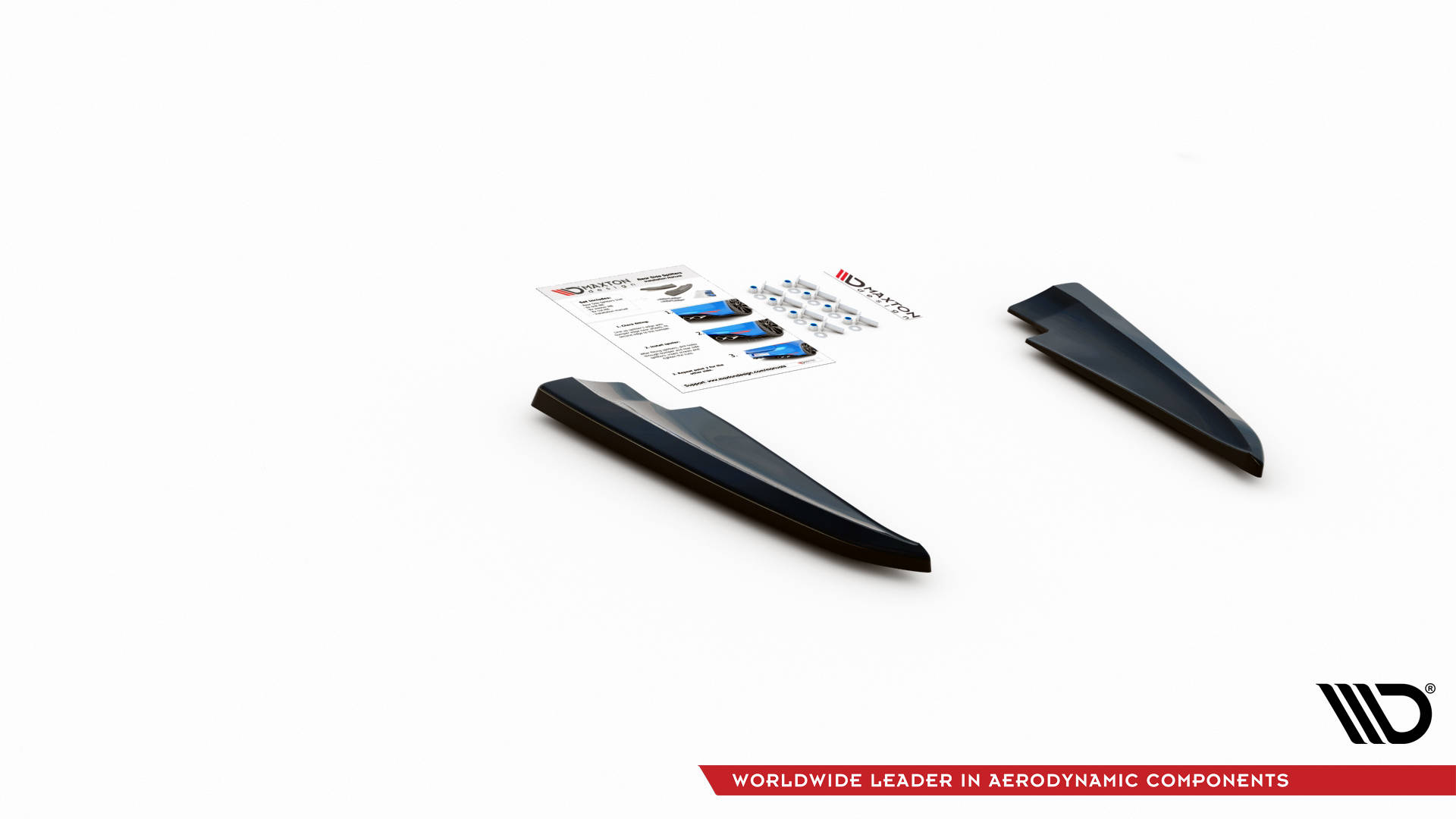 Maxton Design Задние боковые сплиттеры Maserati Ghibli Mk3 — изображение 3