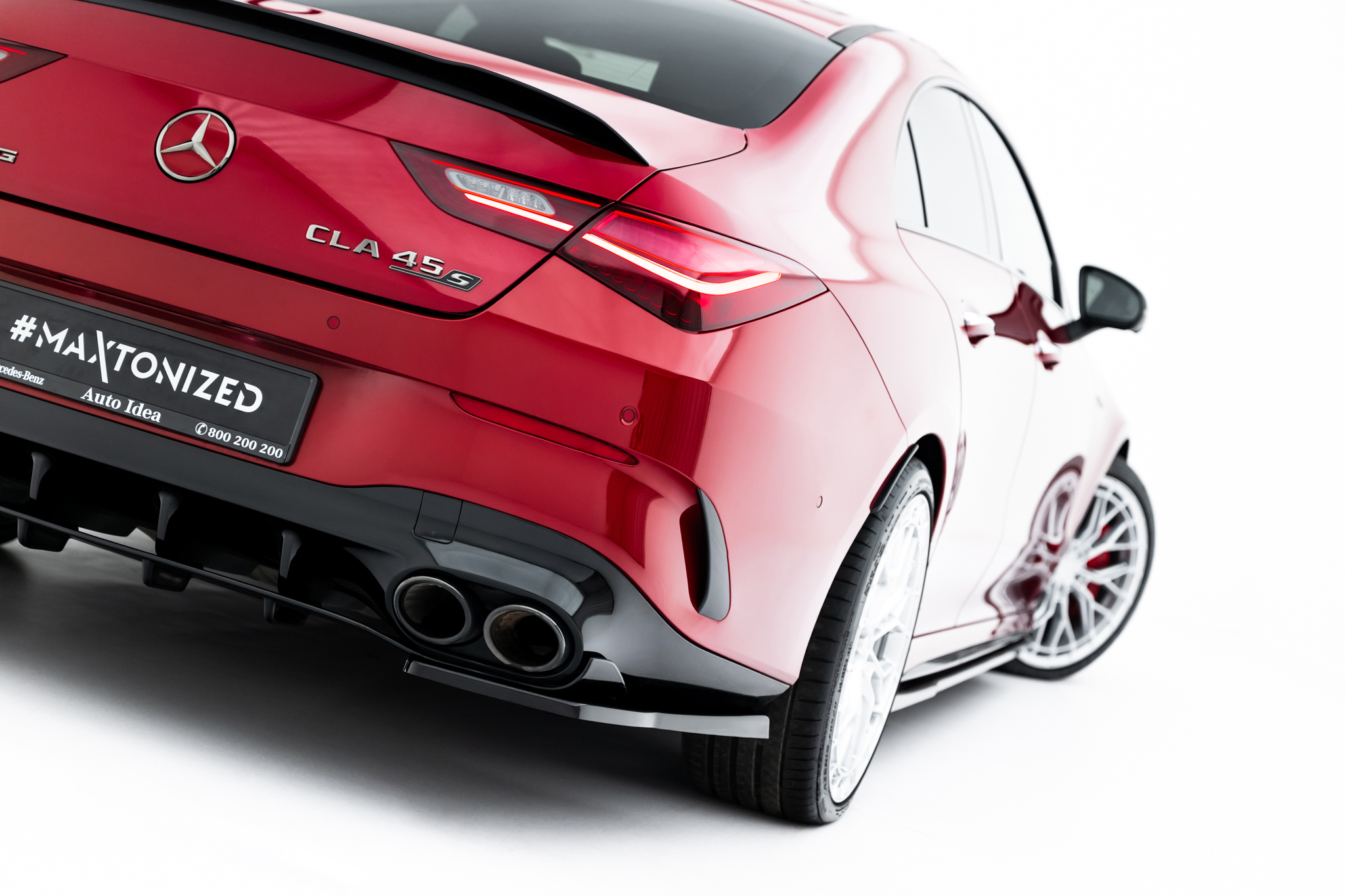 Maxton Design Задние боковые сплиттеры Mercedes-AMG CLA 35 Aero / 45 Aero C118