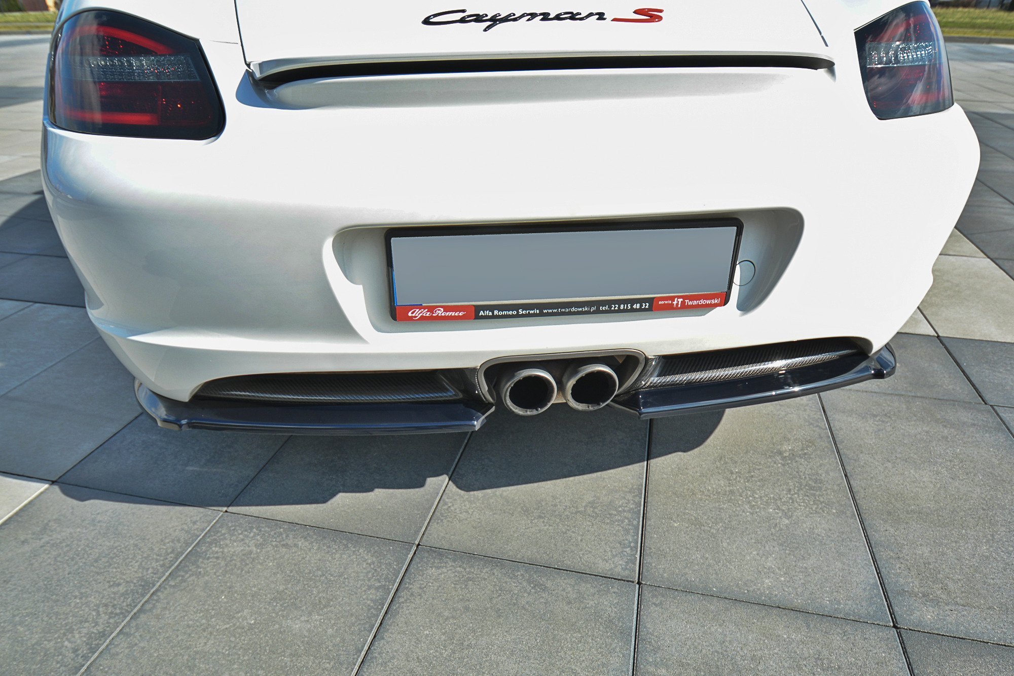 Maxton Design Задние боковые сплиттеры для Porsche Cayman S 987C
