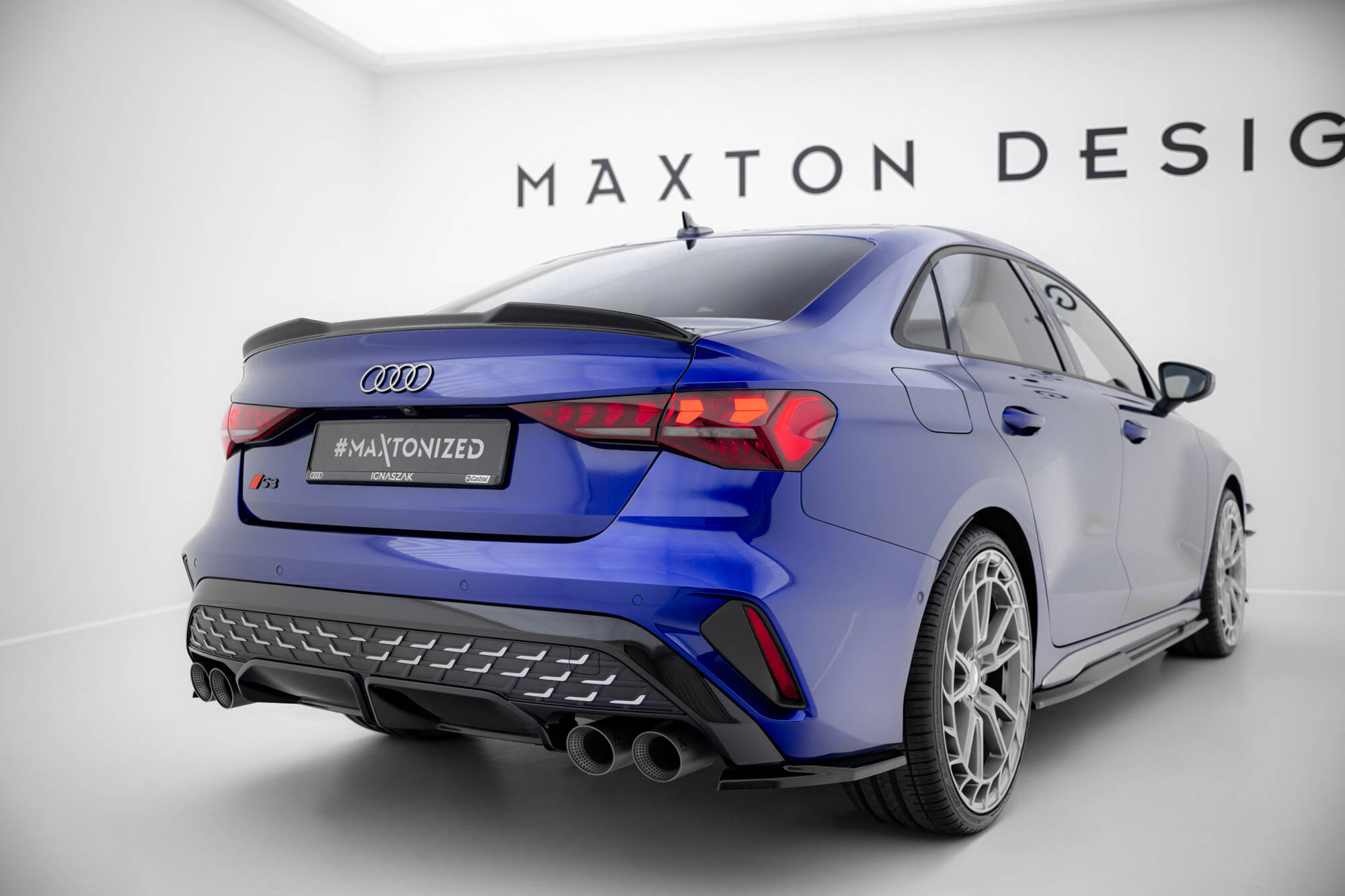 Maxton Design Задние боковые сплиттеры V.1 для Audi S3 Sedan 8Y (рестайлинг) — изображение 2