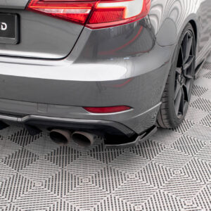 Maxton Design Задние боковые сплиттеры V.1 для Audi S3 Sportback 8V (рестайлинг)