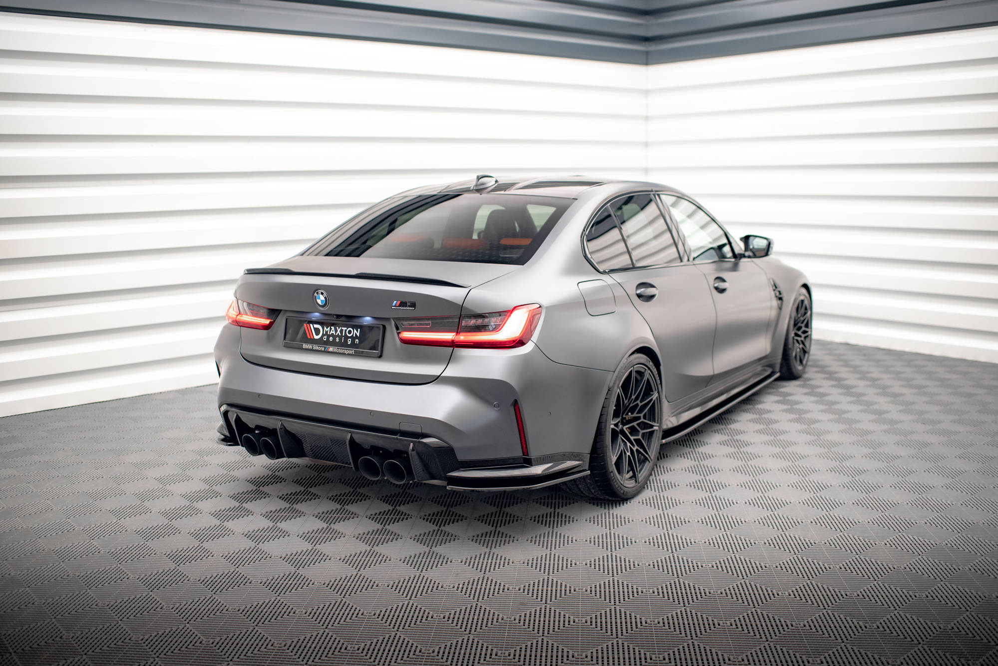 Maxton Design Задние боковые сплиттеры V.1 для BMW M3 Седан / Универсал G80 / G81 — изображение 3