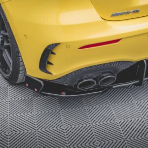 Maxton Design Задние боковые сплиттеры V.2 + закрылки для Mercedes-AMG A 45 S Aero Pack W177