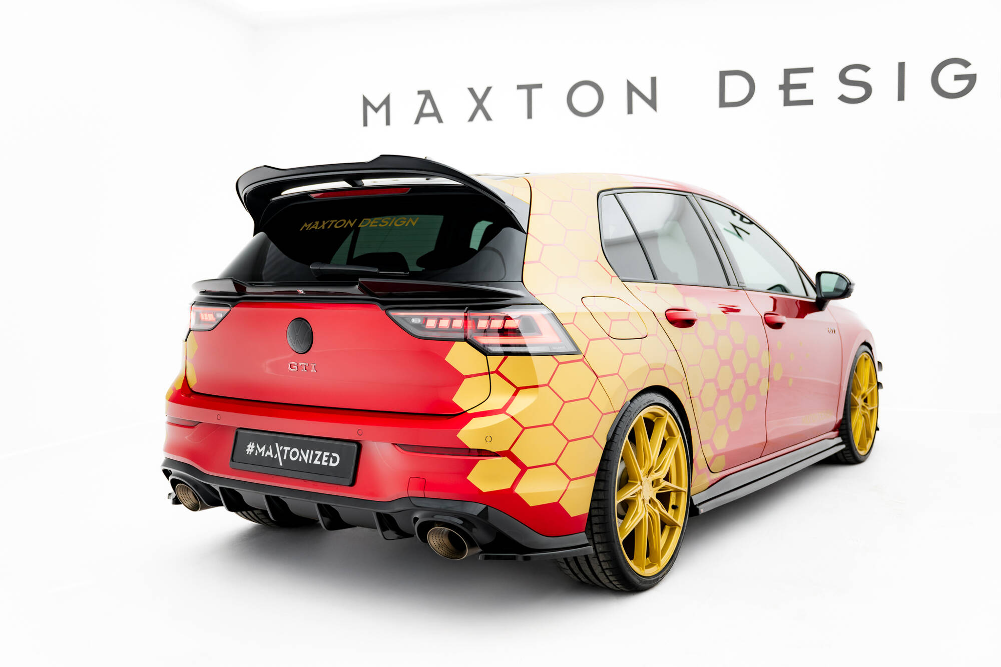 Maxton Design Задние боковые сплиттеры V.2 для Volkswagen Golf GTI Clubsport Mk8 (рестайлинг) — изображение 3