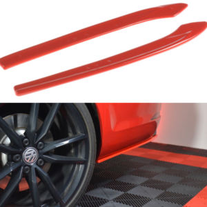 Maxton Design Задние боковые сплиттеры V.2 VW Golf 7 R Variant, рестайлинг