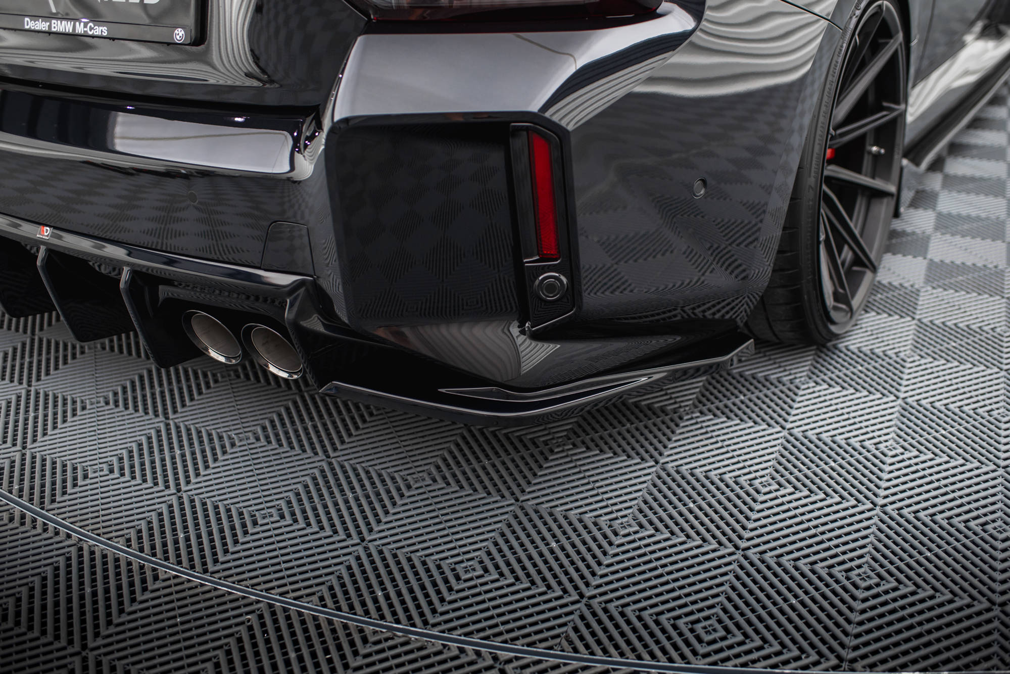 Maxton Design Задние боковые сплиттеры V.3 (для задней накладки v1) BMW M2 G87