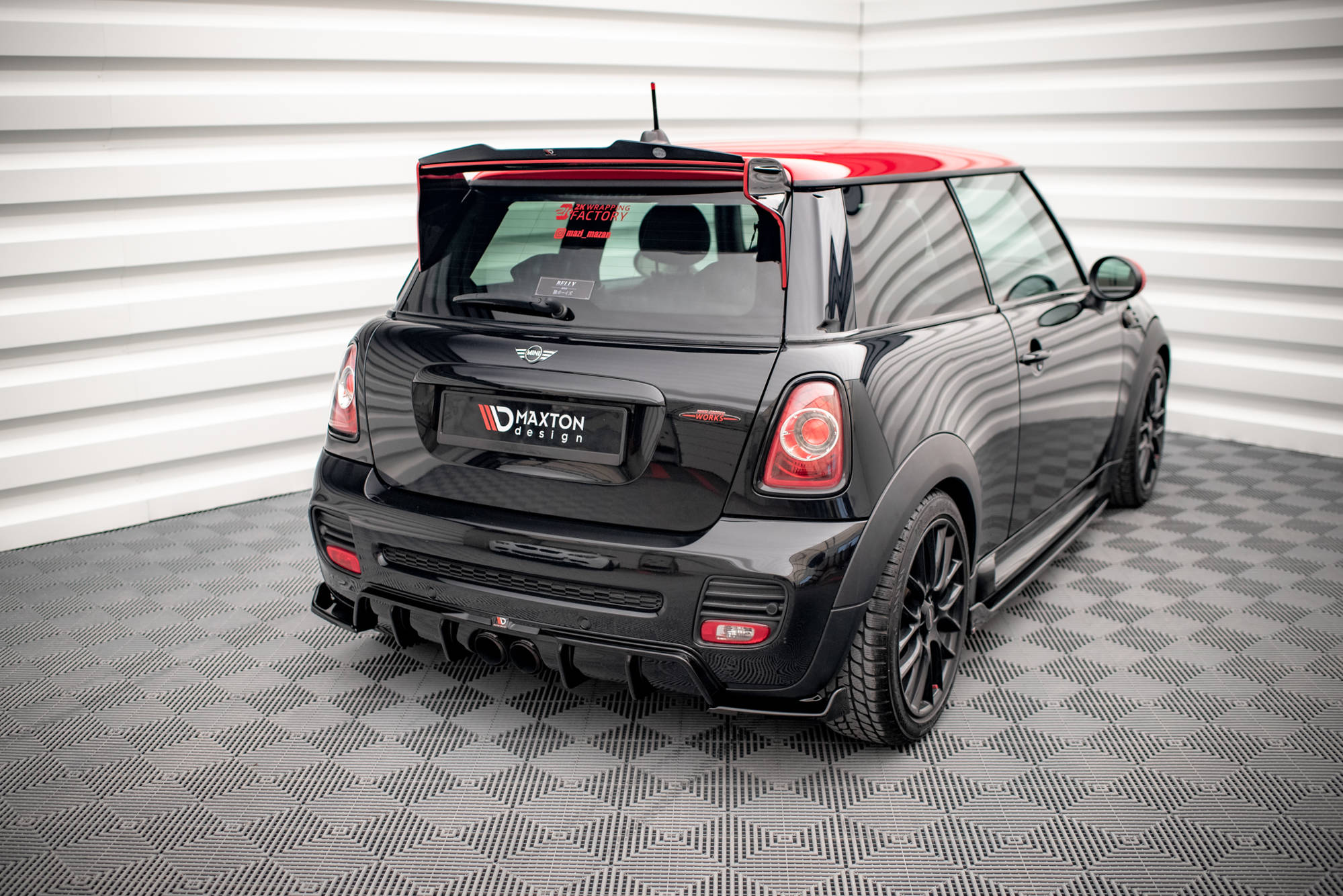 Maxton Design Задние боковые спойлеры V.3 для Mini Cooper John Cooper Works R56 — изображение 2