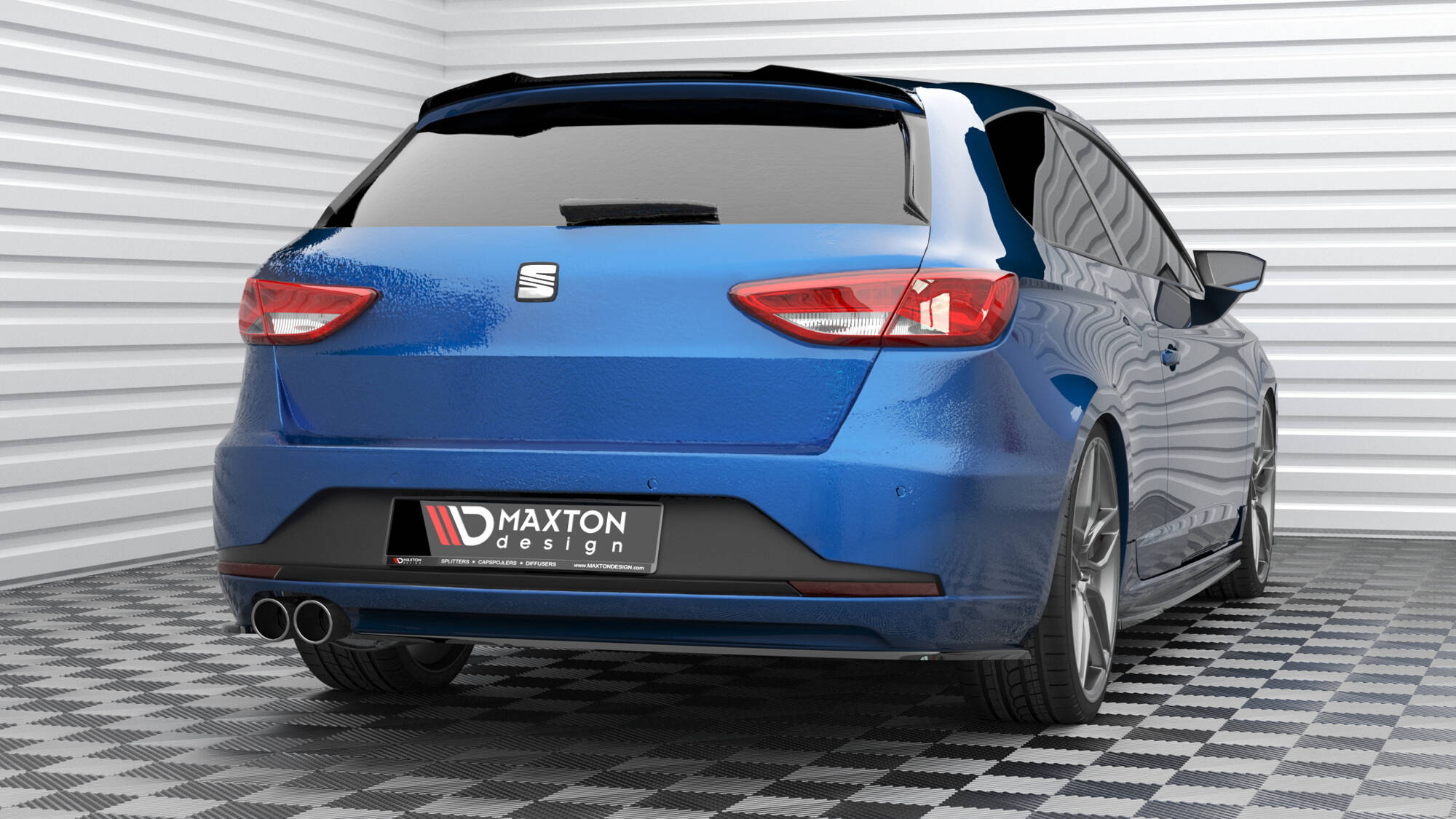 Maxton Design Задние боковые сплиттеры V.3 для Seat Leon FR Sportstourer Mk3