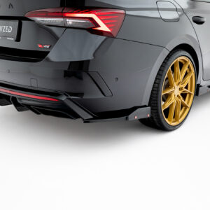 Maxton Design Задние боковые спойлеры V.4 + закрылки Skoda Octavia RS Combi / Liftback Mk4 / Mk4 Facelift