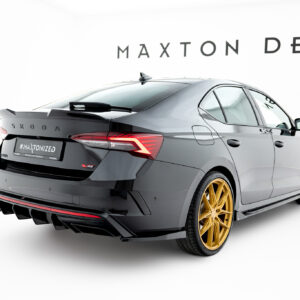 Maxton Design Задние боковые сплиттеры V.4 Skoda Octavia RS Liftback / Combi Mk4 Facelift
